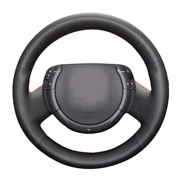 Aosrrun handsydd svart läder rattöverdrag för Citroen Triumph gammal C4 C-quatre bilstyling