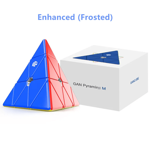 Pyraminx M 3X3X3 Magnetisk Speed Magic Cube 3X3 Stickerlös Professionell Twist Puzzle Pedagogiska Leksaker För Barn Pojkpresenter Enhanced Frosted