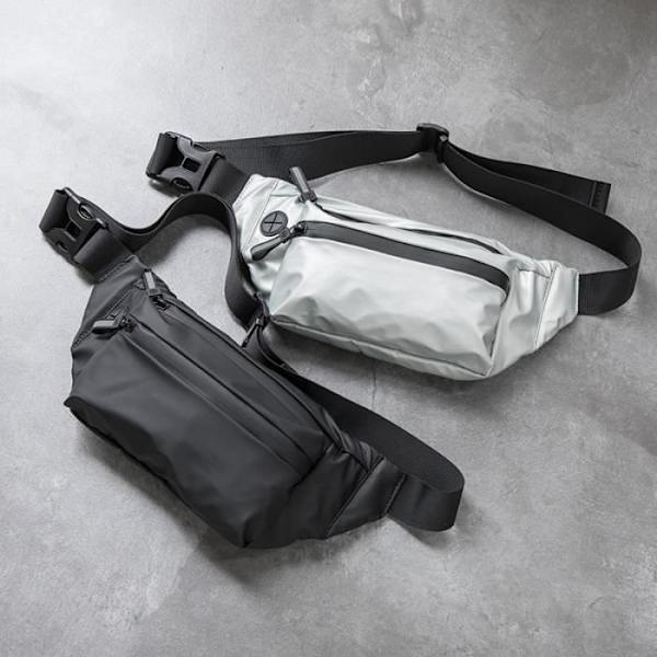 Midjeväska, Vattentät Herrmidjeväska, Mode Bröstväska, Utomhus Sport Crossbody Väska - Champagne-B Typ