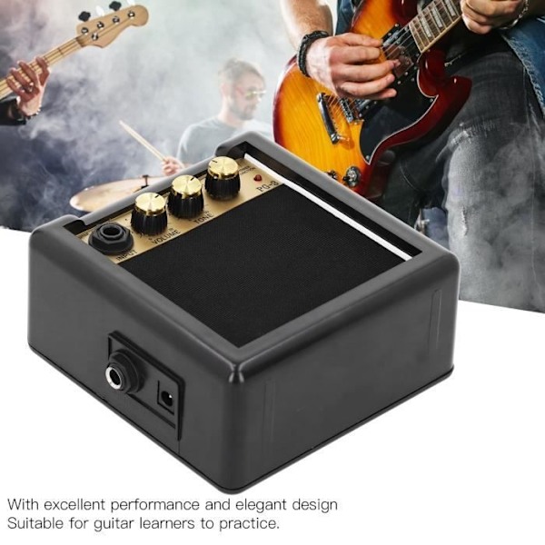 Mini Bärbar Gitarrförstärkare Liten Högtalare Musikinstrument Tillbehör Pg-3 3W