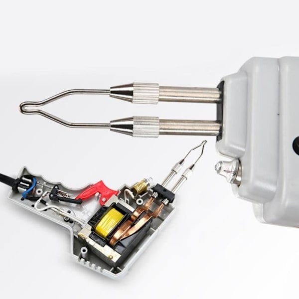 Vit - 100W Automatisk Elektrisk Lödkolv, Eu-kontakt, Tennpistol, Belysning, Snabb Uppvärmning Reparationsstation, Fi