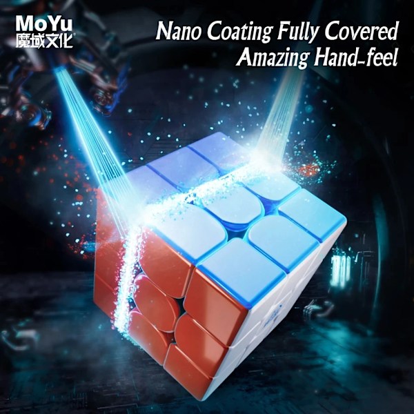 Weilong Wrm V9 Ball-Core Uv 3X3 Magnetisk Magisk Speed Cube Fidget Leksaker Weilong Wrmv9 Maglev Cubo Magico Pussel Presentleksak Magnetic