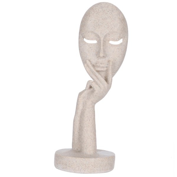 Ansigtskunst statue Abstrakte tegn Maske Håndværk Resin Håndlavede ornamenter Skulptur