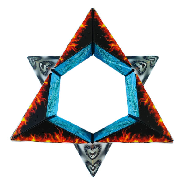 Er Varierande Geometrisk Föränderlig Magnetisk Magisk Kub Anti Stress 3D Hand Flip Pussel Kub Barn Stresslindrare Fidget Leksak MC-04