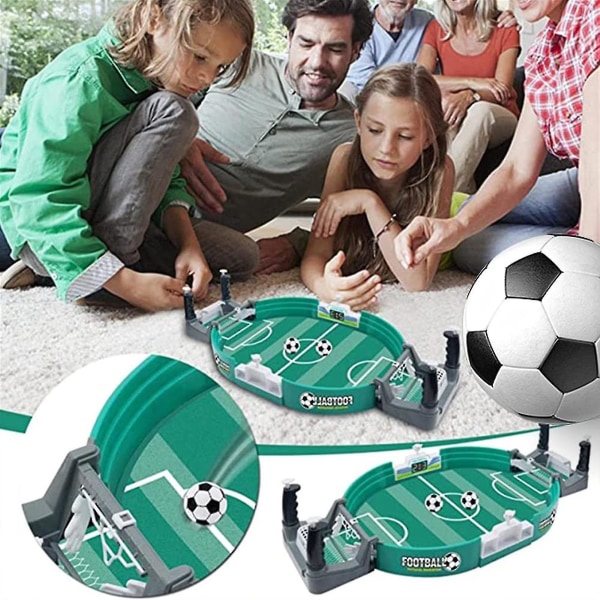 Ihmisten luoma interaktiivinen jalkapallopöytäpeli, sisätilojen pöytäjalkapalloflipperi urheilulautapeli perheille aikuisille lapsille Large 4 Balls