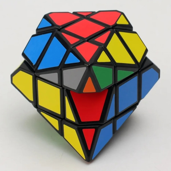 Diansheng 3X3X3 Diamant Magisk Kub Hexagonal Axis Form Dipyramid Cool Kub Figet Leksaker Pedagogiska Pussel Samlingar Black 1