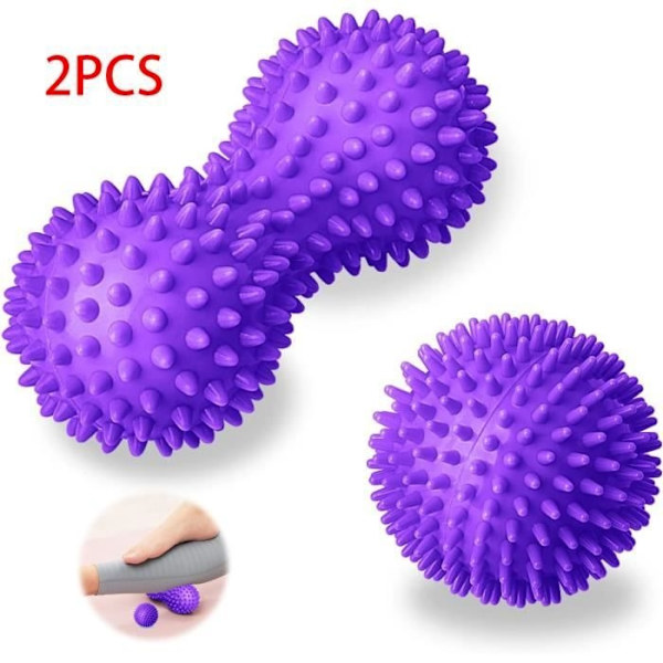 Massage Roller, Igelkottsformad Spikig Massageboll, Fotavslappningsmassage Roller, Manuell Massageboll