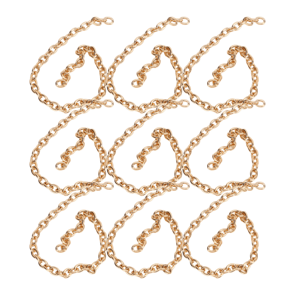 32,8 fot koppar kantkedjor Gör-det-själv-hantverk metalllänkkedja halsband för smycken handväska tillverkning