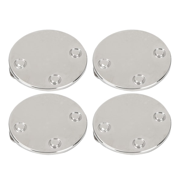 4 sæt Metal runde knapper DIY Bagage Jeans Taske Lædervarer Dekoration Tilbehør Sølv B01-51-52052