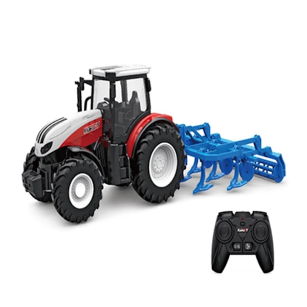 RC-gårdsbils traktor släpvagn 2.4g radiostyrda bilar jordbrukssimulator lastbil miniatyrbonde djurmodell leksaker barn pojke Model 4