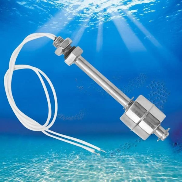 Flottörbrytare Vätskevattennivåsensor Temperaturbeständig 0~220V 100Mm