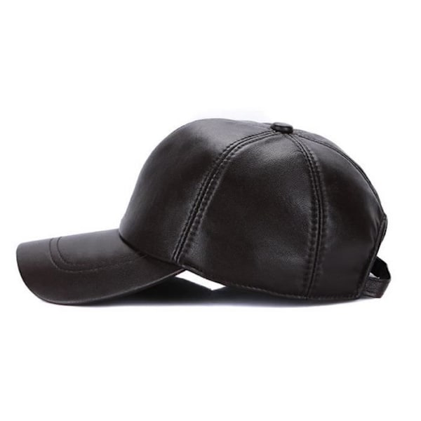 Eozy Läderkeps Herr Baseballkeps Utomhus Brun Varm Vinter Brown