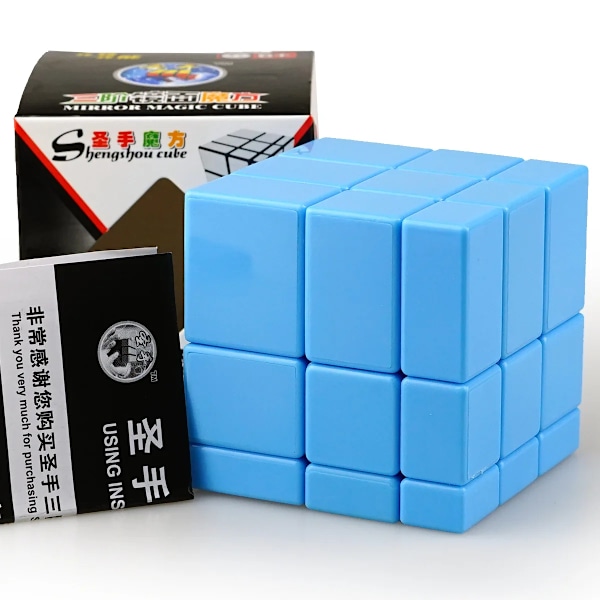 3X3X3 Speed Cube Rubix Borstad Spegel Professionell Cubo Magico Magic Cube Ungersk G
