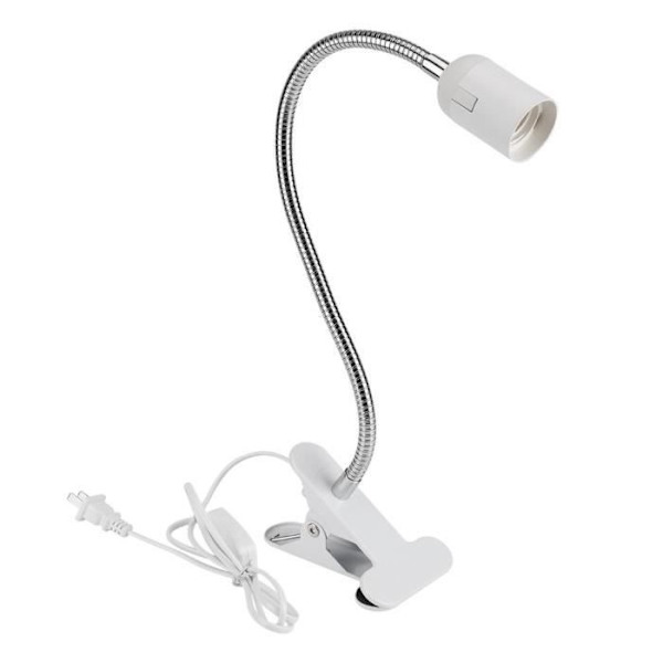 Läslampa - LED - Metall + Plast - Justerbar Klämma - 360 Grader - E27