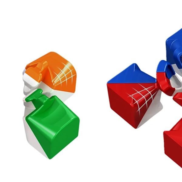3M Magnetisk Magisk Speed Cube 3X3 2X2 Stickerless Professionell Fidget Leksak 2M Cubo Magico Pussel meilong 2M