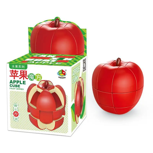 Fanxin Fruktkub Banan Äpple Päron Apelsin Citron Persika Stickerless Cubo Magico Pedagogiskt Pussel Julklappsidé Lemon