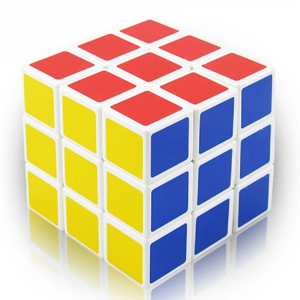 Professionell Magisk Kub Magicos Hem Fidget Leksaker Cubo Magico Pussel För Barn Vuxna Kuber Leksak 3X3X3 Speed Cube Rubix White(.101)