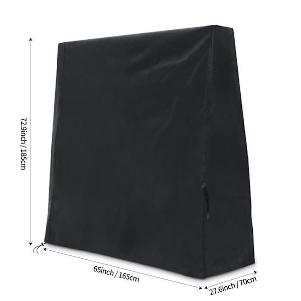 Tåligt vattentätt 210D nylon pingisbordsskydd 165X70X185Cm