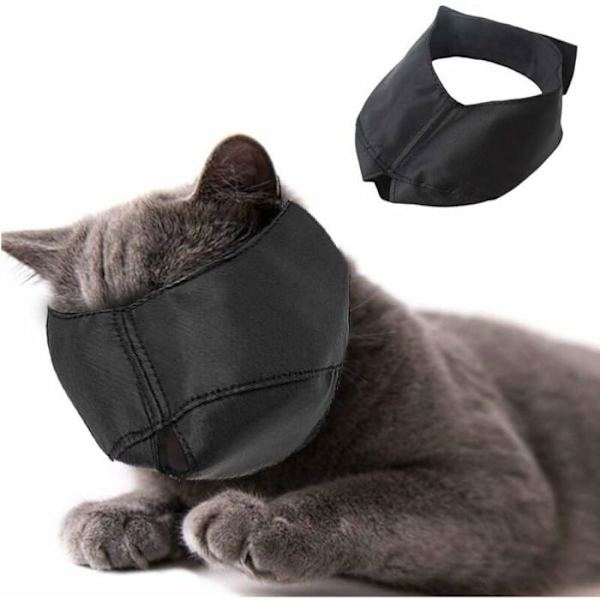 (L) Kattvårdsmunkorg, Nylon Kattmunkorg, Verktyg för Husdjursvård, Förebygger