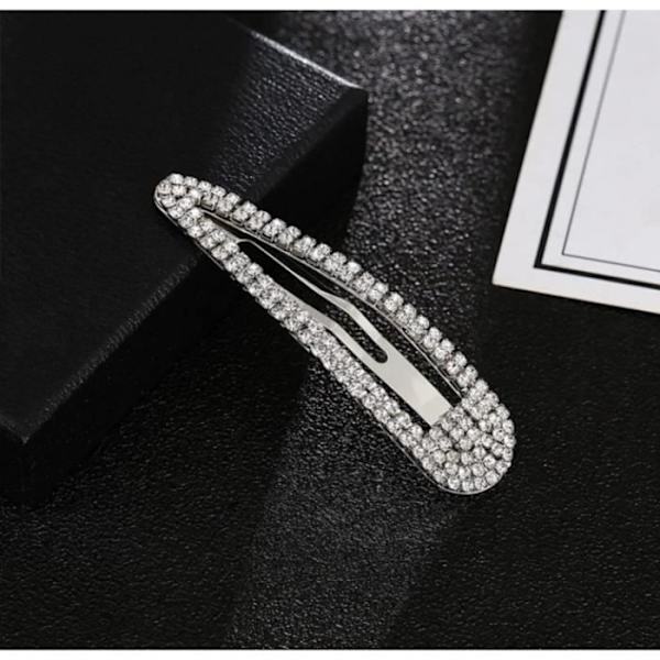 Hårklämmor, 4 st Rhinestone Hårklämmor, Metall Hårklämmor, Hårspännen för Kvinnor, För Vardagsliv, Affärer
