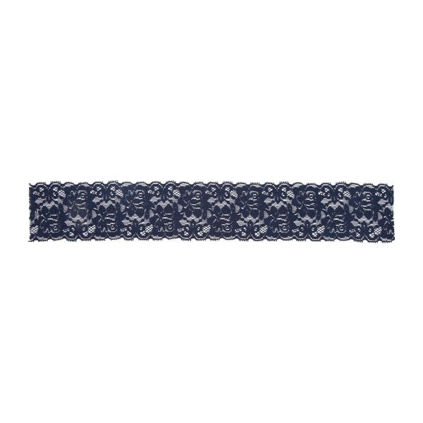 Spetsband 6 cm Nylon Vacker utsmyckning Mycket använd Säker användning KlädertillbehörKungligblå