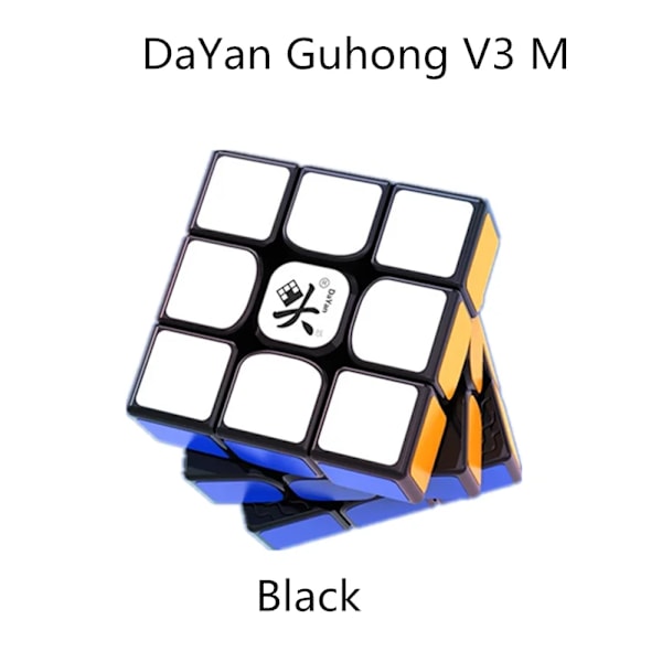 Dayan Guhong V4 M 3X3X3 Magnetisk Kub Dayan V3M 3X3X3 Speed Cube Professionell Magisk Kub Pussel Kub Spel Kub Pedagogiska Leksaker Black       V3M  3x3