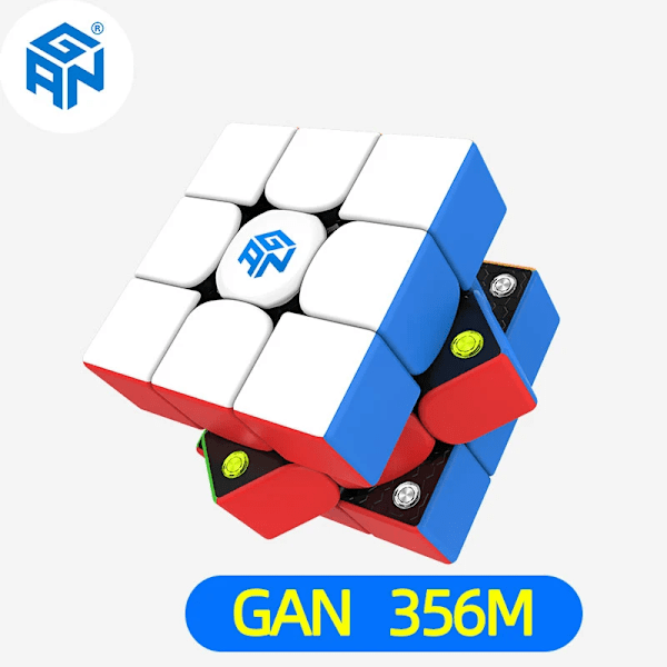 356 M Magnetisk Speed Cube Stickerless 354 356Xs 356X V2 Speedcube Professionell Magisk Kub Magnetiska Leksaker För Barn 356m not GES