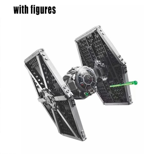 Nytt i lager moc 75302 75347 75301 75300 75273 tie bomber fighter modellbyggstenar rymdskepp leksaker för födelsedag julgåva Jedistarfighter No Original Box