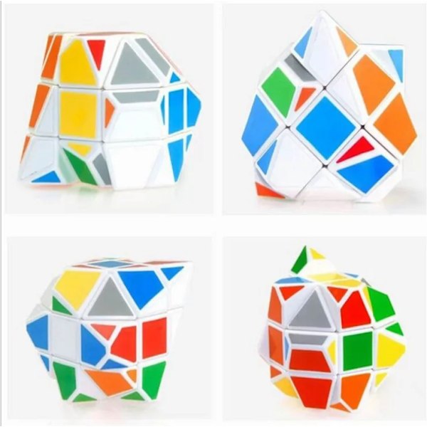 Diansheng 3X3X3 Diamant Magisk Kub Hexagonal Axis Form Dipyramid Cool Kub Figet Leksaker Pedagogiska Pussel Samlingar Black 1