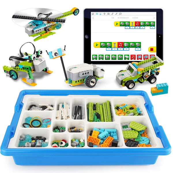 Wedo 2.0 Utbildningsfunktioner DIY-delar kompatibla 45300 Wedo 2.0 Core Set Scratch 3.0 Byggklossar DIY-leksaker julklappar Core Set no box