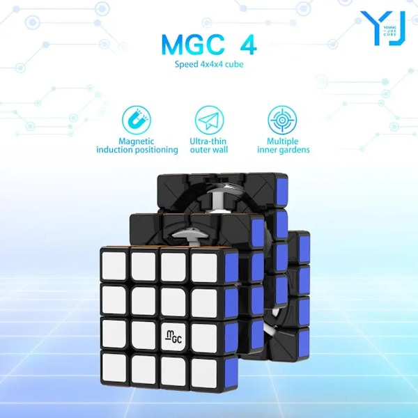[Picube] Yj Mgc-serien Yupo Yulong Yusu Yuchuang Yushi Yufu 3X3 2X2 4X4 5X5 6X6 7X7 Magnetiska Pussel Elite Megaminx Pyramid Cube MGC 3x3 Elite V2