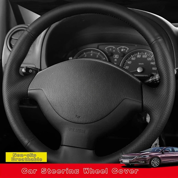 Skräddarsydd mikrofiberläder rattöverdrag för Suzuki Jimny 2005 2006 2007 2008 2009 2010 2011 2012 2013 bilinteriör