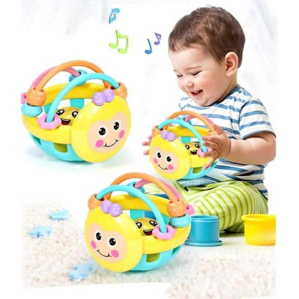 Babyskallra - Zgeer - Mjuk gummiskallra - Flerfärgad - 0 månader - Plast Multicolored
