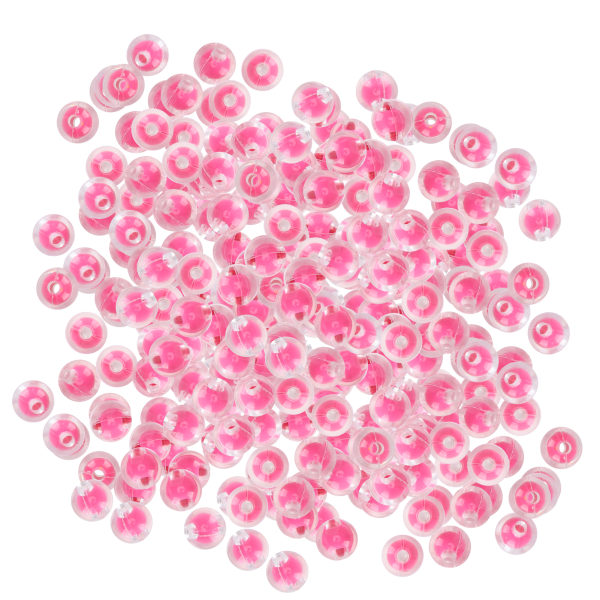 Hartsihelmet tee-se-itse käsintehdyt korujen valmistustarvikkeet rannekorun materiaali tarvikkeet 8 mm kiiltävä ruusunpunainen