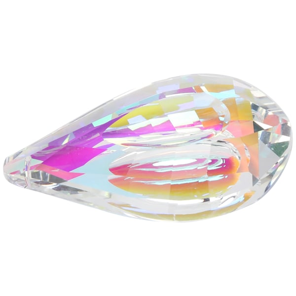 Fargerik krystallanheng Lysekrone Prismer Hengende Ornament Dekor Tilbehør 76mm