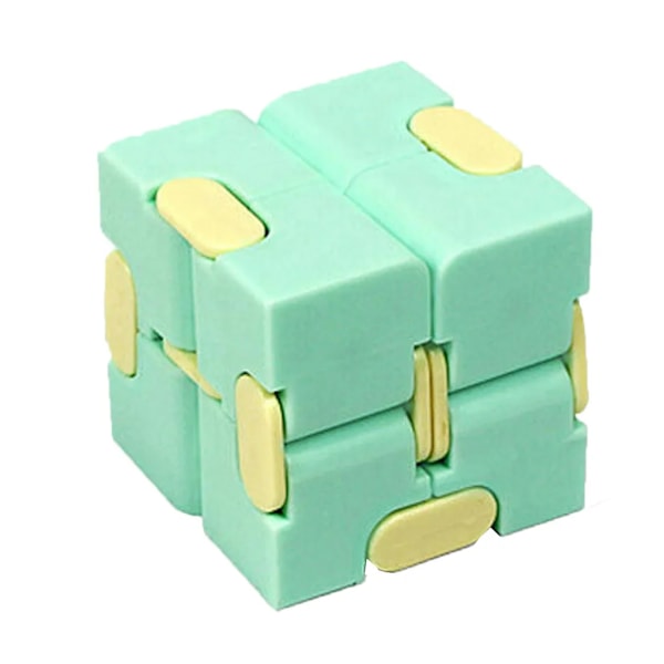 Pusselkub Hållbar Utsökt Dekompressionsleksak Infinity Magic Cube För Vuxna Barn Fidget Leksaker Antistress Ångest Skrivbordsleksak White