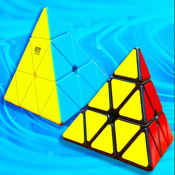 3X3X3 Rubiks Kub Triangel Speed Magic Cube Rubic Professionell Cubo Magico Pussel Färgglada Pedagogiska Leksaker För Barn Yongjun White