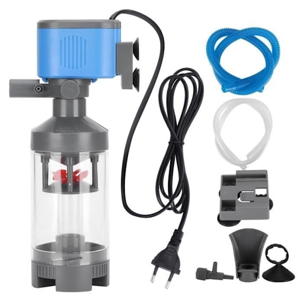 Vingvo Akvariefilter Zy‑1000F5 5-i-1 Akvariefilter 3-i-1 Multifunktionell Samlarfilterpump Transparent