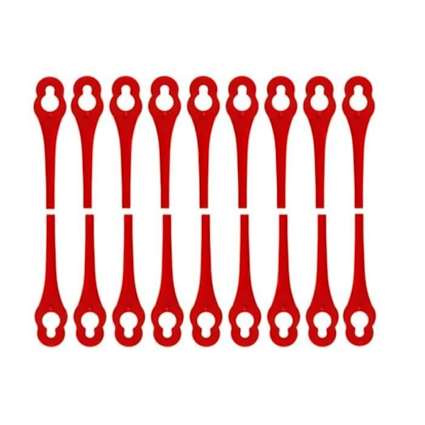 Förpackning med 100 ersättningsblad för kompatibel med Florabest Trimmer Lidl Frta 20 A1, Fat 18B2, Fat 18B3