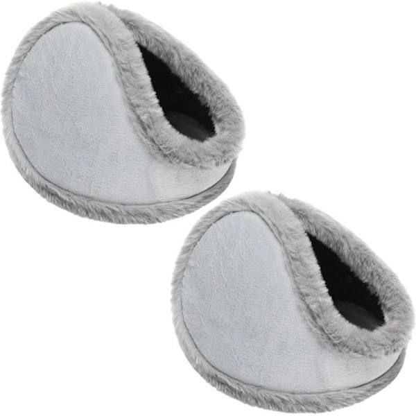 2 st Unisex Öronmuffar, Vinter Öronmuffar, Termiska Öronmuffar klassiska Unisex Varma Vinter Öronmuffar