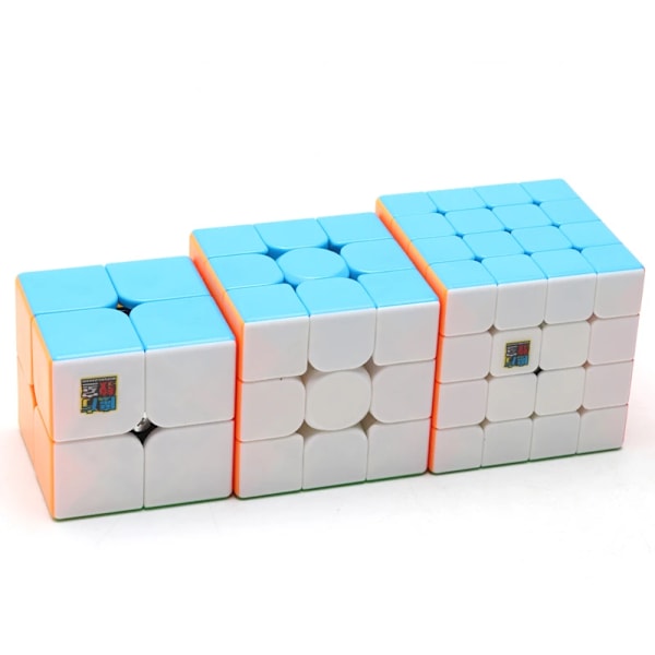 [Picube] 2X2 3X3 4X4 5X5 3C Speed Cube 2X2X2 3X3X3 4X4X4 5X5X5 Professionell 3C Barnpussel 3 MeiLong 234 bundle