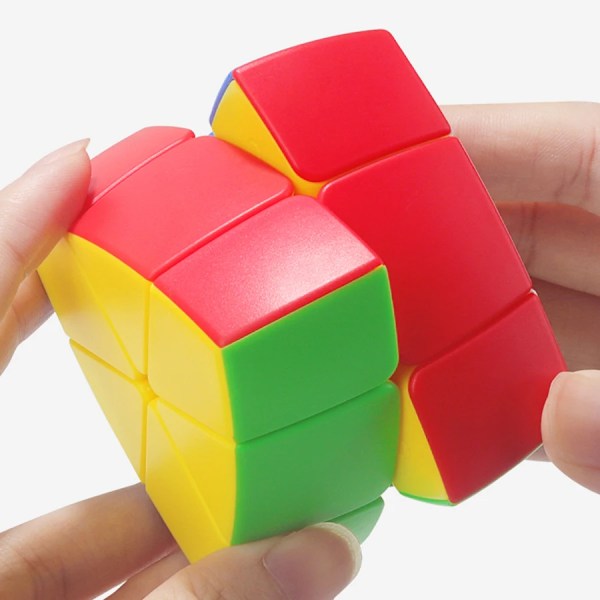 Sengso Magic Logic Cube 5 Axis Lager Cubo Magico Pentahedron 2X2 3X3 Fem Hedron 2By2 Stickerless Pussel Leksak Spel 2Layer and 3Layer