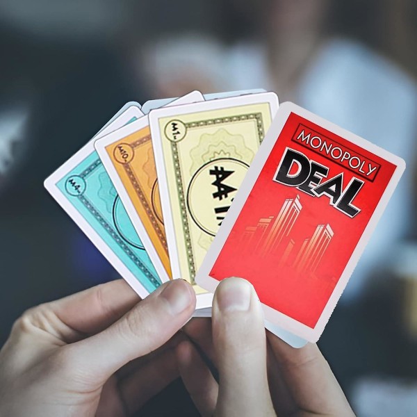 Monopoly-lautapelit, Monopoly-korttipeli, Monopoly Deal -korttipeli lapsille ja perheille