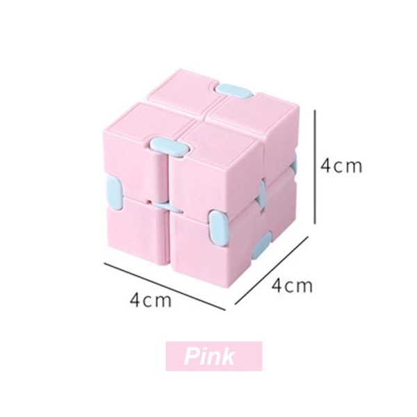 4Cm Pussel Kub Fidget Leksaker Hållbar Utsökt Stressreducerande Leksak Infinity Magic Cube För Vuxna Barn Antistress Ångest Leksak Gåva NO.3554