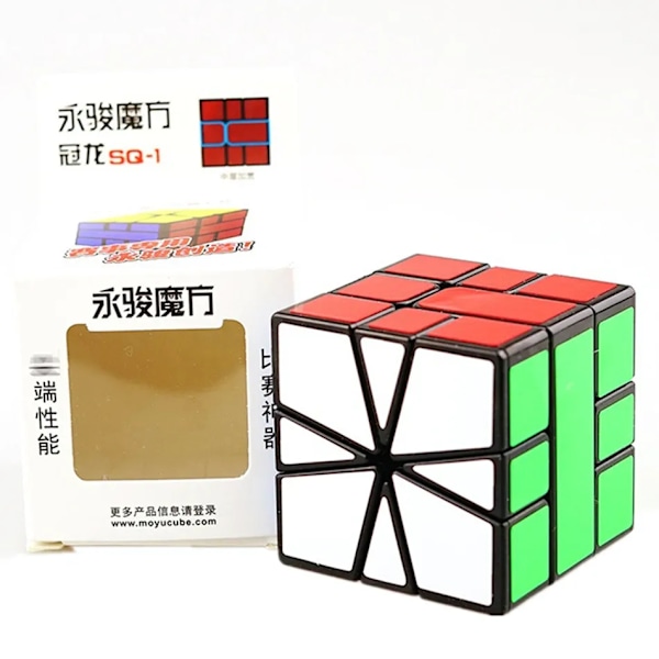 Yj Guanlong Sq-1 Sq1 Magisk Kub Pussel Speed Cube Cubo Magico Pussel Lärande Utbildningsleksaker Som En Gåva Juguetes black