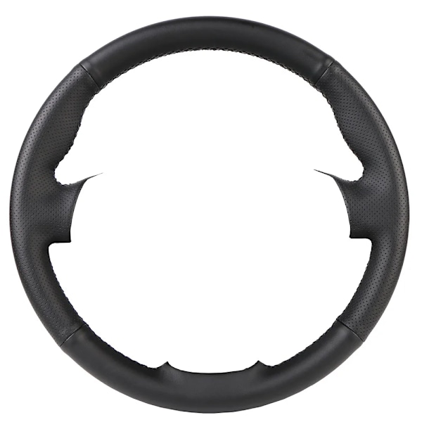 DIY läderstyrstäcke med handsydda sömmar för Mazda 3 Axela 2008-2013 Mazda CX-7 CX7 2010-2016 Mazda 5 2011-2013 black