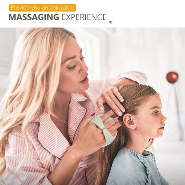 Hårbottenmassageborste, Schampoborste, Silikon Hårbottenmassageborste