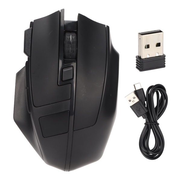 Trådløs mus 2.4G Justerbar DPI USB-mottaker Plug and Play Ergonomisk design Bred kompatibilitet Gaming Mus