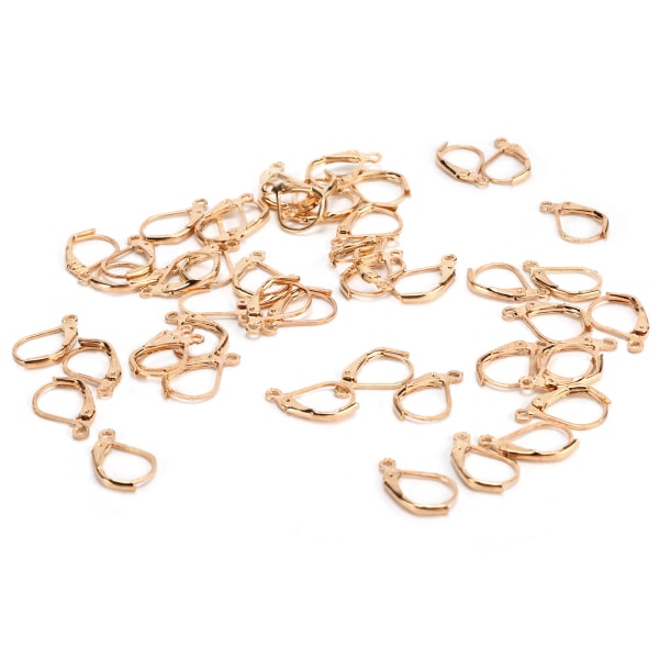 50 st örhängen krokar Lätt att bära färgbeständig franska hävarm öronkabel för örhängen design DIY smycken