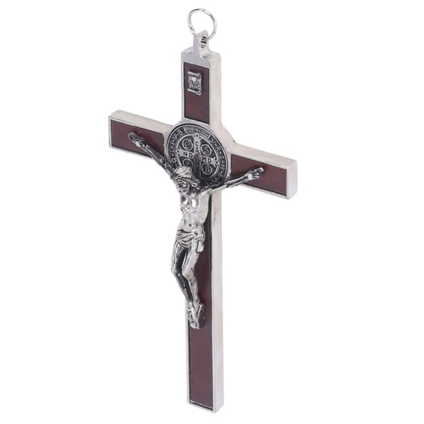 Jesus Kristus krucifix katolsk Jesus kors väggdekoration metall kors hänge för vardagsrum sovrum Dörröppning S